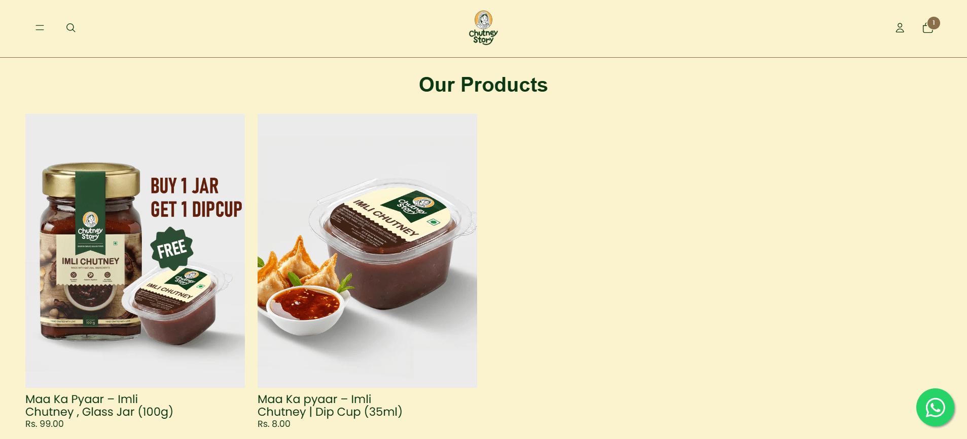 Chutney Story Project Interface Background